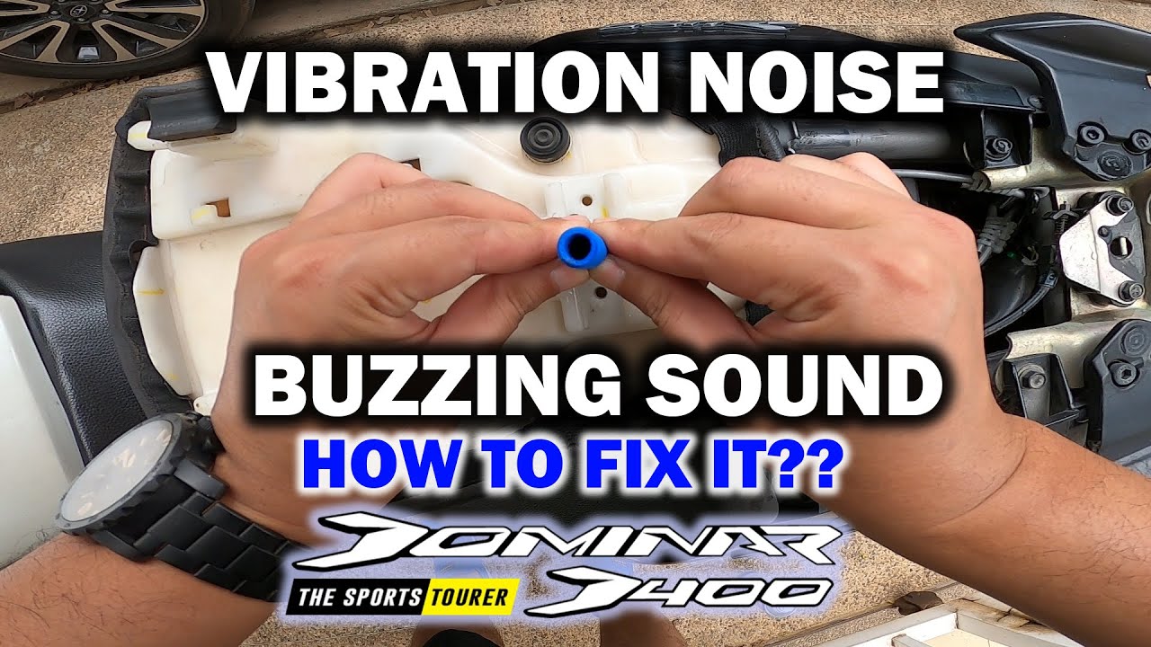 VIBRATION NOISE in Dominar 400 | How to Fix It | Preventing Buzzing Sound (English) Updated