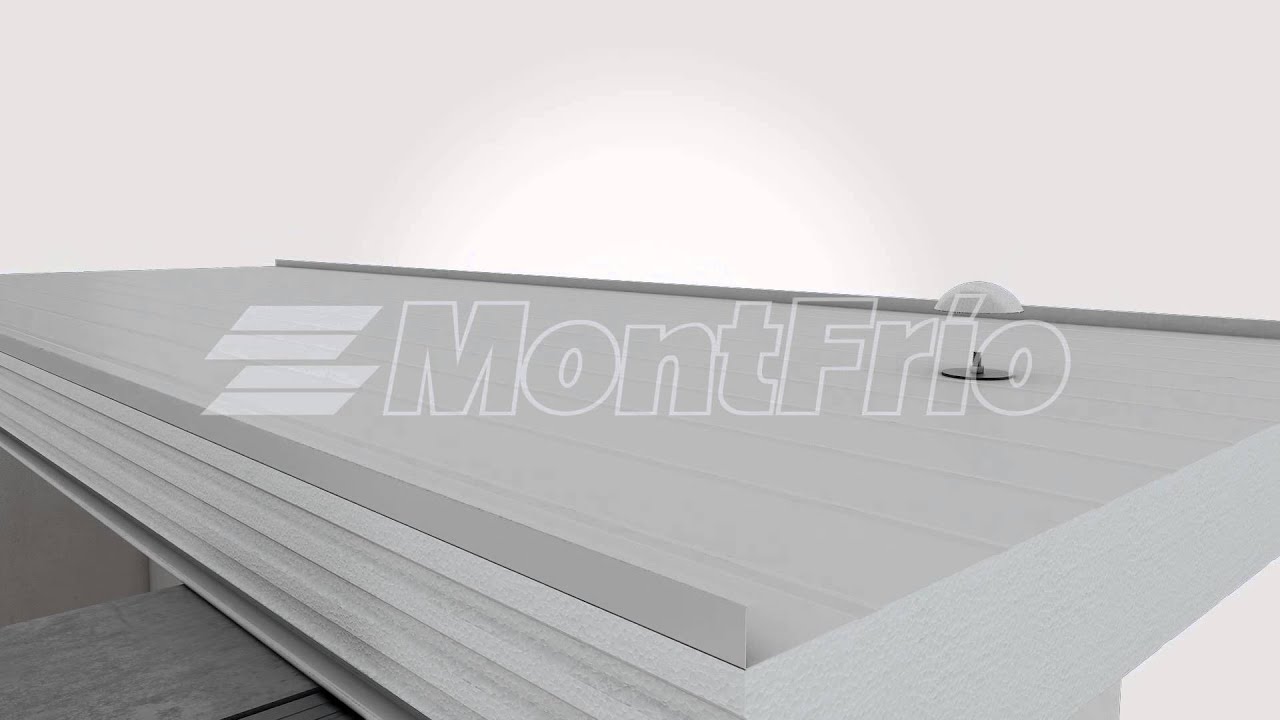 PANELES MONTFRIO - Anclaje Pasante para Cubierta Aislante Prefabricada - Estructura metálica