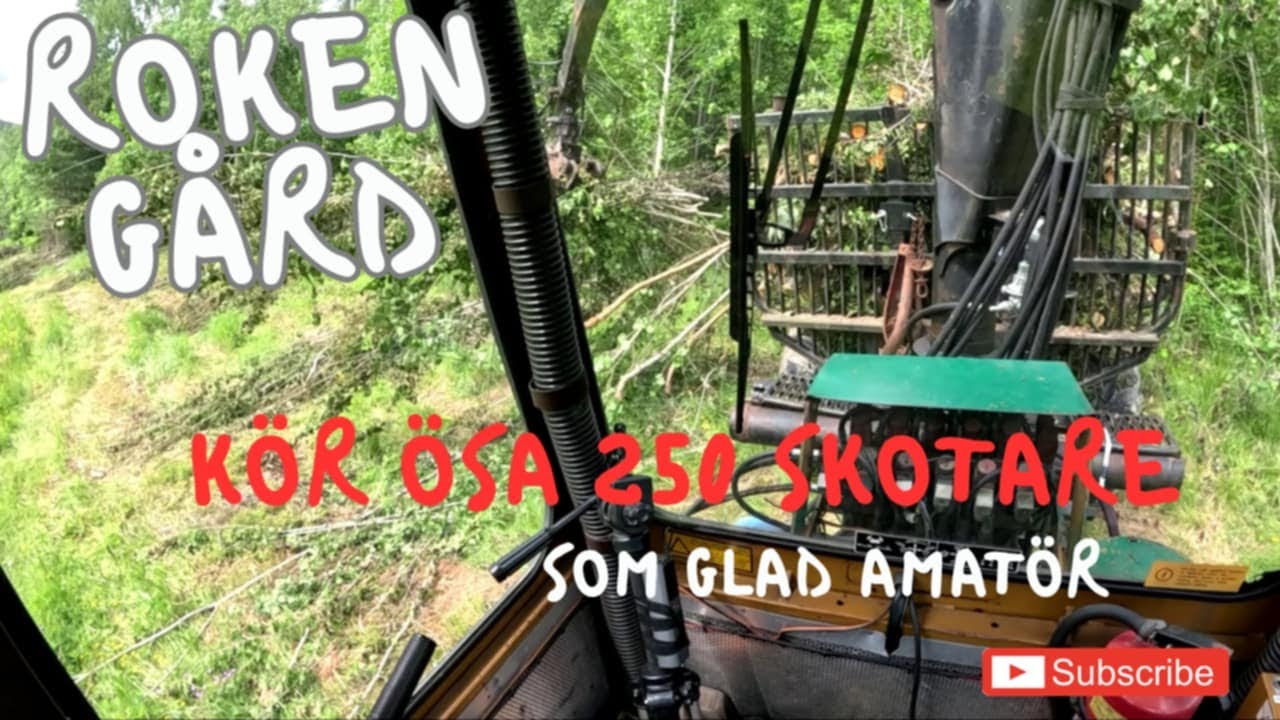 Roken gård - Som amatörer kör ÖSA 250 Skotare