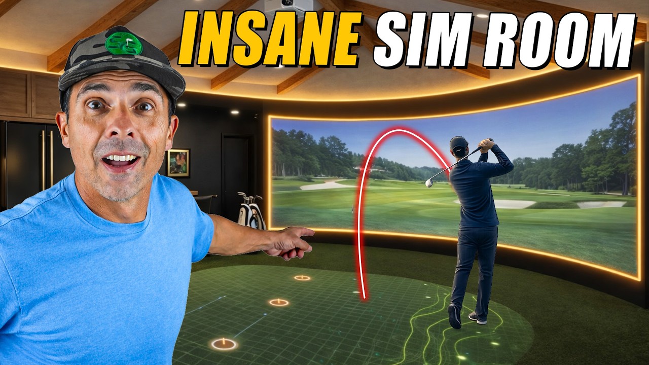 This Home Built Golf Simulator Room Will Blow Your MIND!