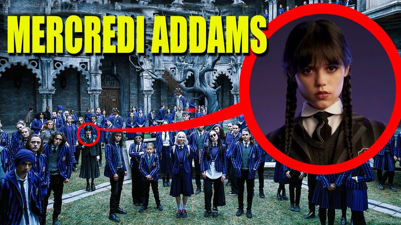 SI JAMAIS VOUS VOYEZ MERCREDI ADDAMS FUGUER DE l'ÉCOLE DE NEVERMORE, APPELLER LA POLICE !!