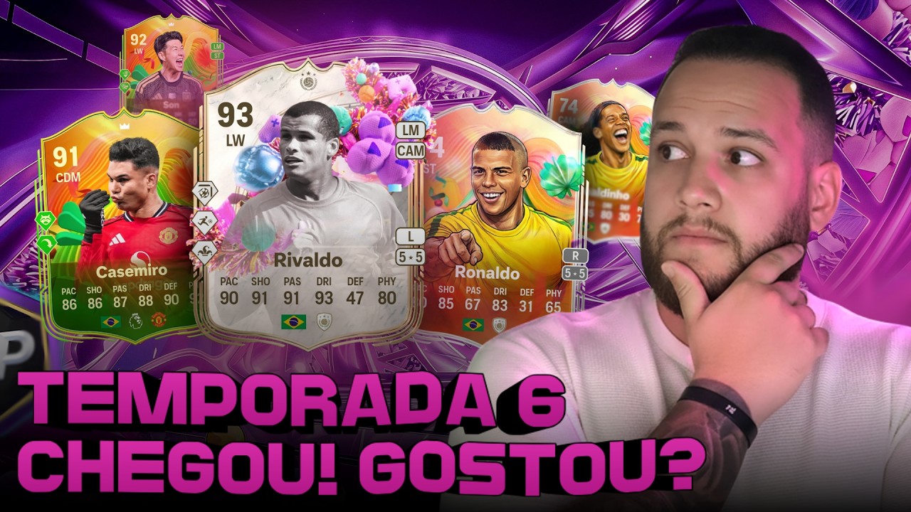 RIVALDO, RONALDO E RONALDINHO!!! - VEM VER A NOVA TEMPORADA DO EAFC!!!🔥- EA FC 26 ULTIMATE TEAM