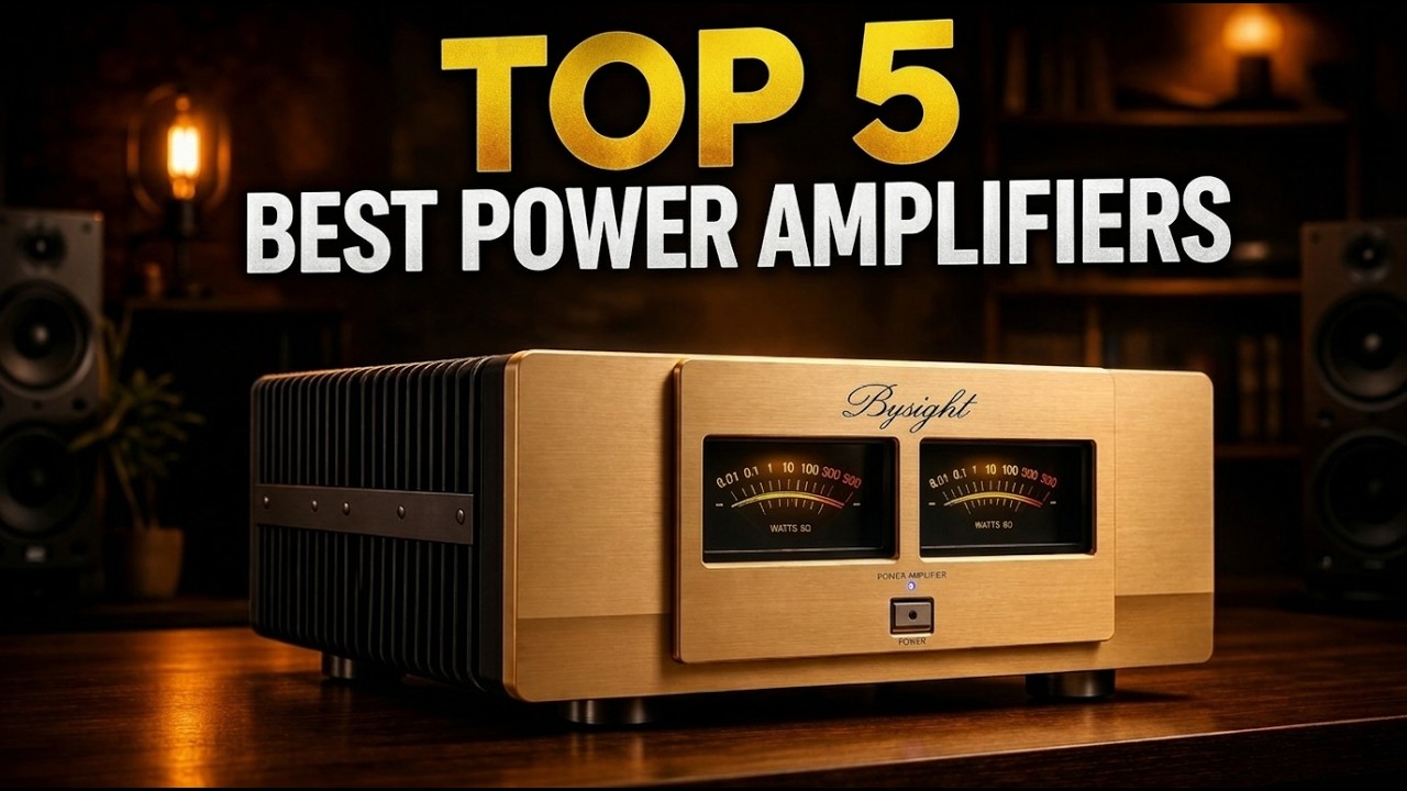 Top 5 Best Power Amplifiers 2026 | Ultimate High-Performance Amp Guide