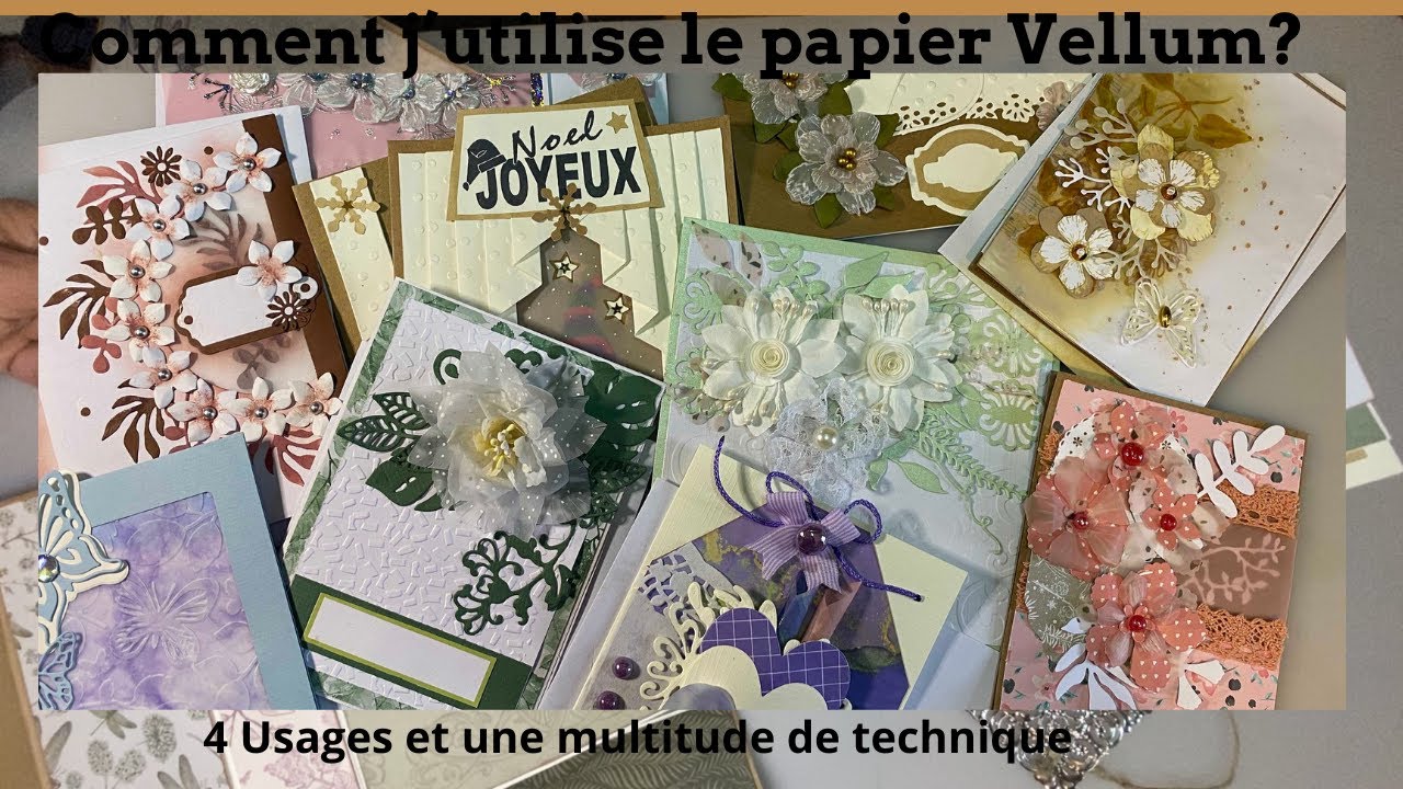 Comment j'utilise le papier vellum?