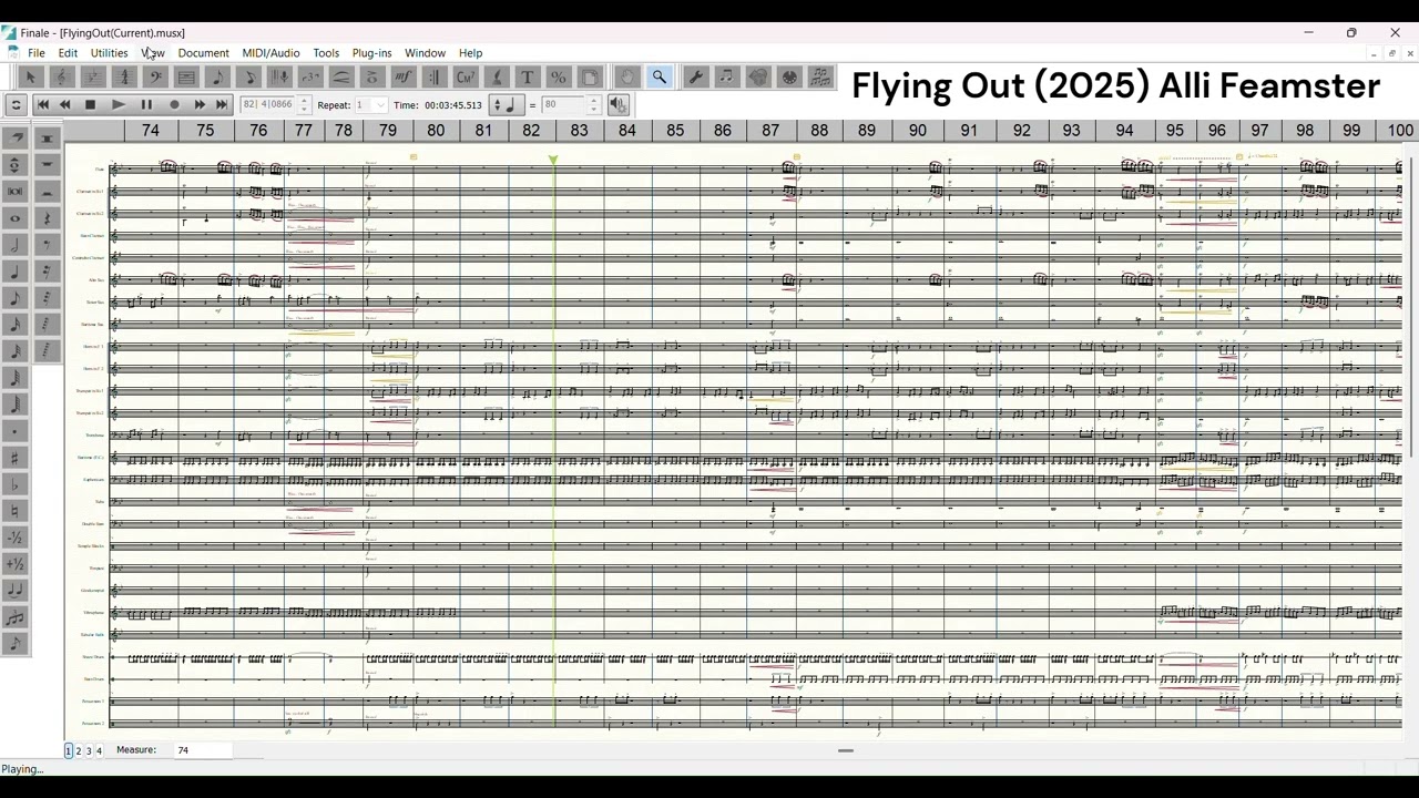 Flying Out (2025) Score