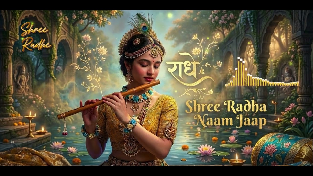 अखंड श्री राधा नाम जप | Shri Radha Naam Jaap | Radha Naam Dhun | Braj Dham Dhun