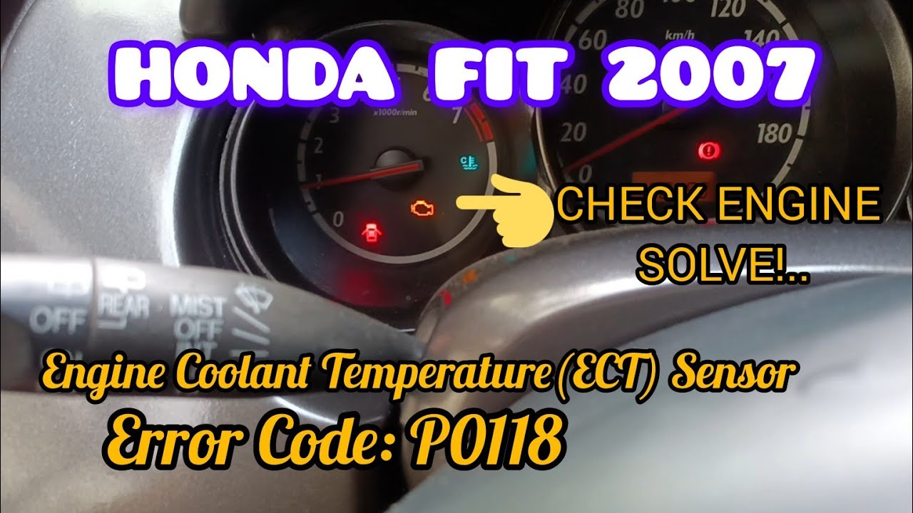 ENGINE COOLANT TEMPERATURE(ECT) SENSOR //HONDA FIT 2007