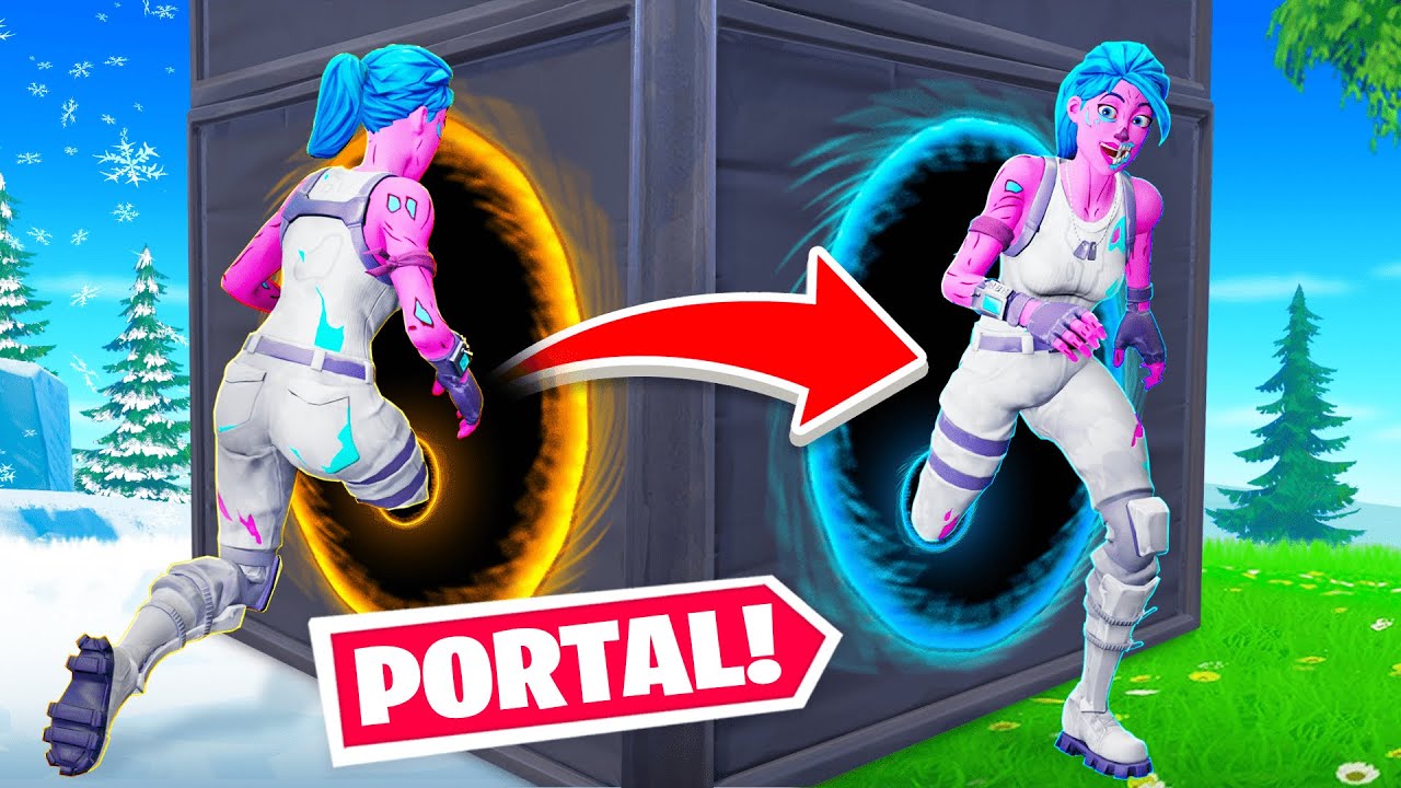 Используйте порталы, чтобы выиграть в прятки! (Fortnite)