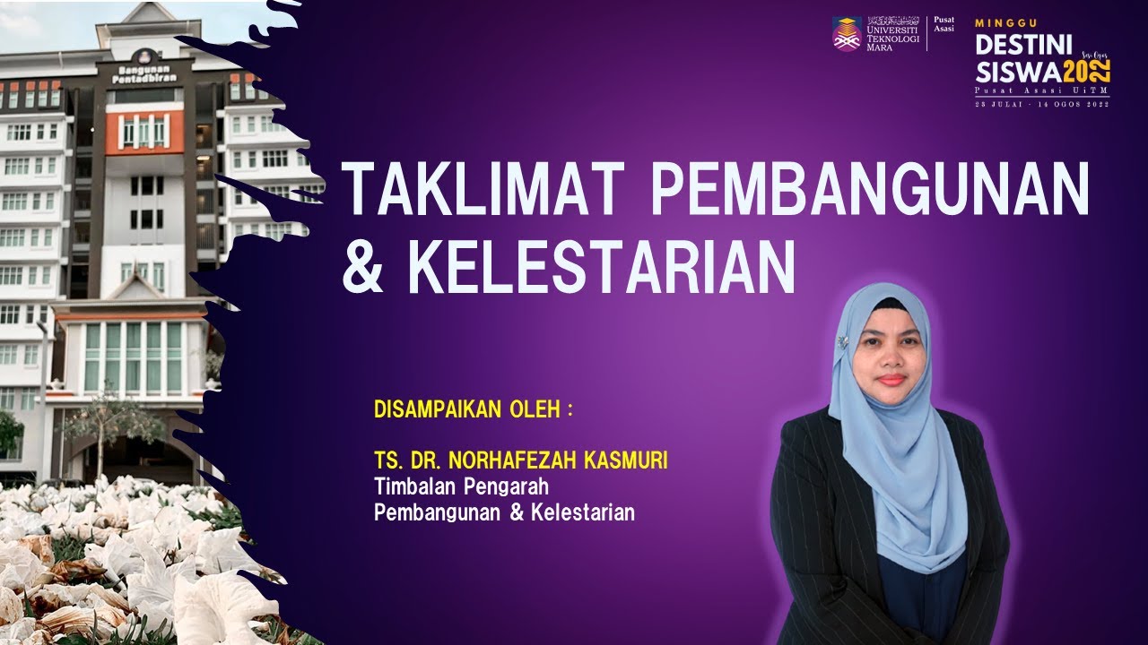 TAKLIMAT PEMBANGUNAN & KELESTARIAN