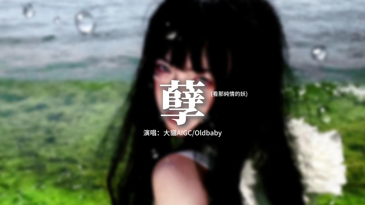 大貓AIGC/Oldbaby - 孽 (看那純情的妖)『看那 純情的 妖 塗著 骯髒的 墨，看那 德高的 佛 藏著 卑鄙的 惡，圈子 像個 磨盤 只有 骨頭 在響。』【動態歌詞MV】
