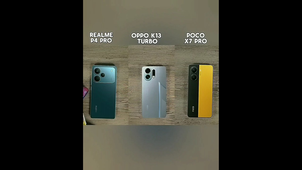 realme p4 pro vs oppo k13 turbo vs poco x7 pro battery test