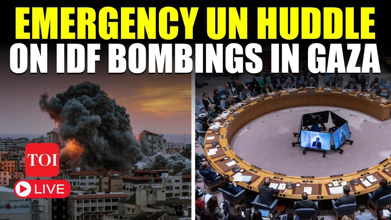 UNSC LIVE | 'Biggest Airstrike...': IDF Strikes Gaza, UN Holds Emergency Meeting Over IDF Ops|WATCH