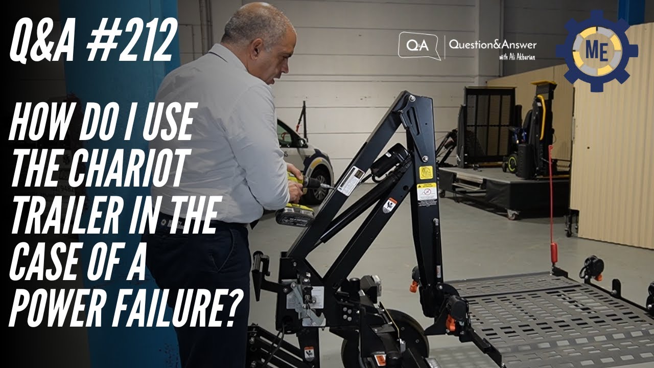 Q&A #212 - How Do I Use the Chariot Trailer in the Case of a Power Failure?