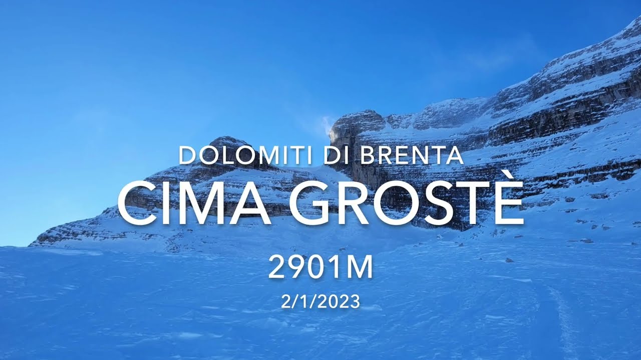 Cima Grost&egrave; invernale