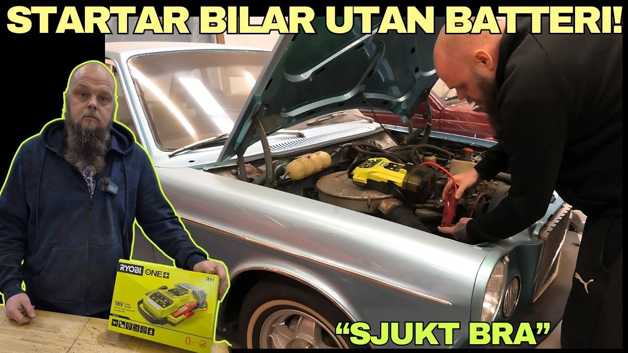 Testar Ryobis starthjälp - Sjukt bra!