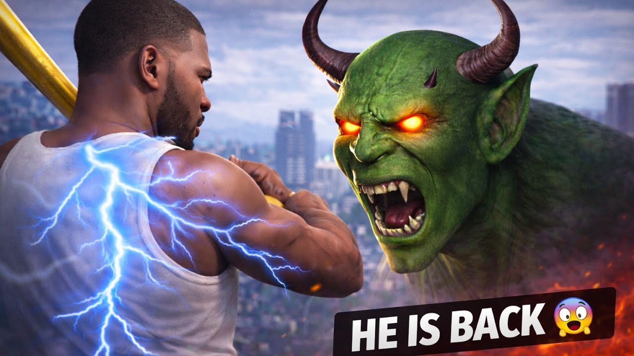 Franklin Become Electric Man To Fight Demon 😈⚡ | Epic Battle