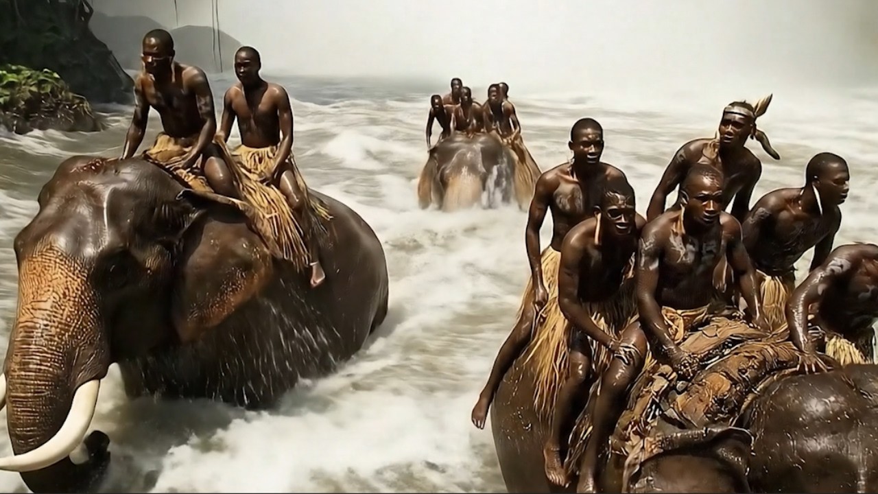 Life 200,000 Years Ago | Tribe Hunting African Elephants for Survival & Ivory