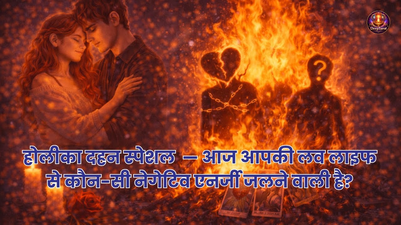 होलीका दहन स्पेशल 🔥 — आज आपकी लव लाइफ से कौन-सी नेगेटिव एनर्जी जलने वाली है? Unki Current Feeling777