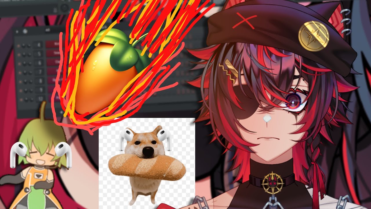 Making a Kawaii cute uwu song to twerk to • K9KURO • !discord