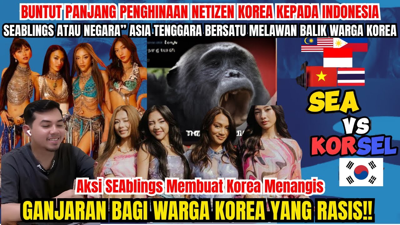 🛑 KACAU ‼️ NETIZEN KOREA MENGOLOK ORANG INDONESIA DAN ASIA TENGGARA SEPERTI M*NY3T ⁉️
