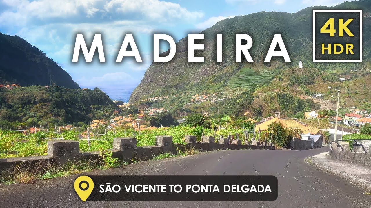 Discover MADEIRA, Portugal 🇵🇹 | Steep Roads of North Coast - HDR 4K Drive Tour
