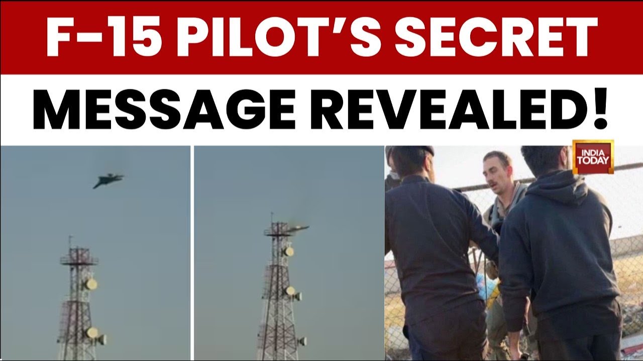 US F-15 Crashes in Kuwait: Pilot Survives with Multilingual Survival Message Amid Friendly Fire