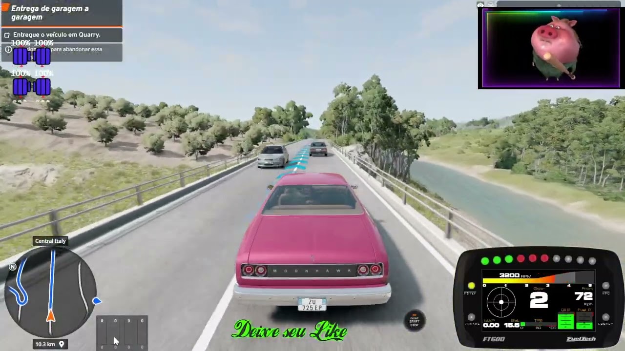 Sofrendo para entregar carros no Interior Italiano - BeamNG Drive - Interior Italiano - Ep ???