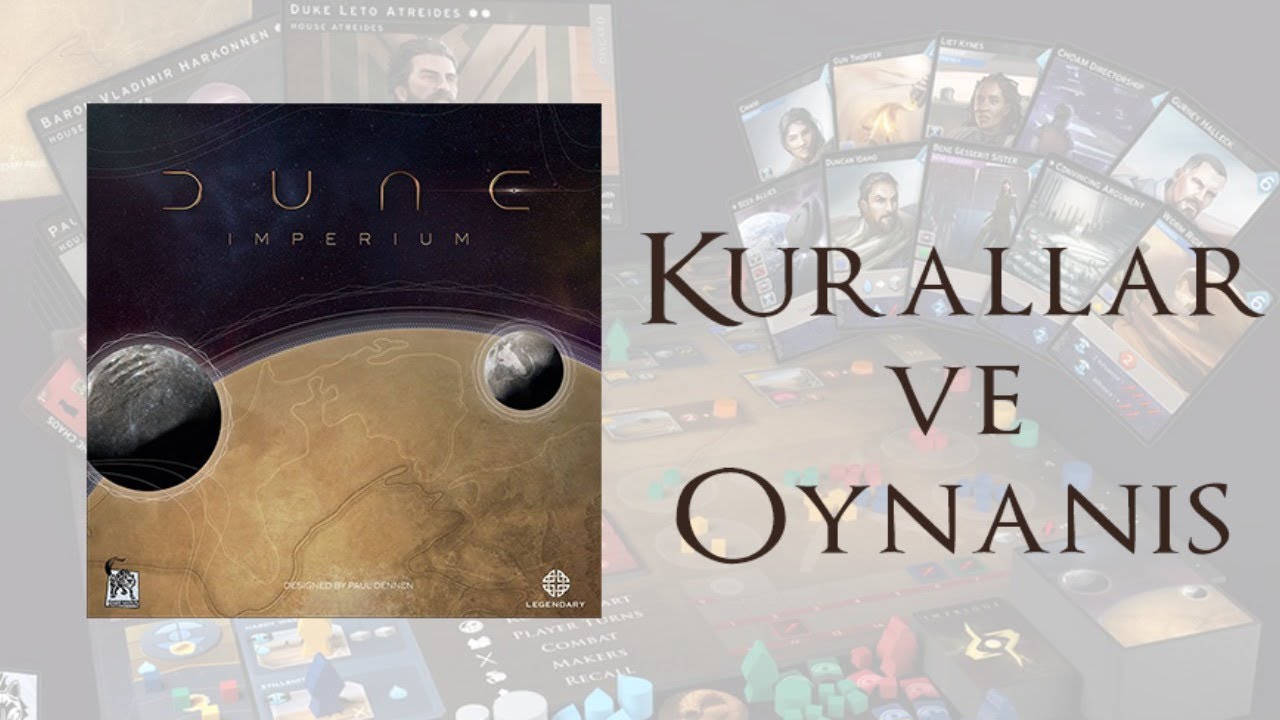 Dune Imperium Kutu Oyunu Türkçe - Kurallar ve Oynanış