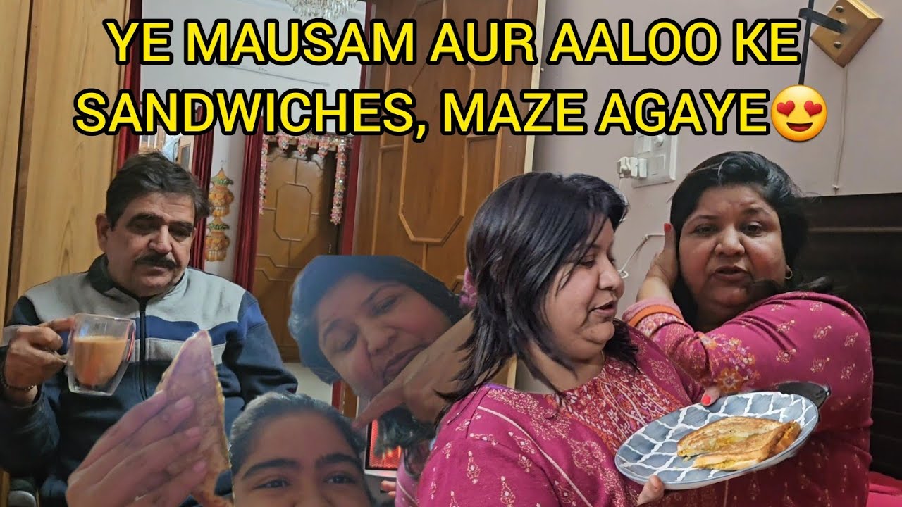 Aj Cloudy Day me Banate hain Aloo Sandwiches aur Chai 😋😋 VLOG - ALOO SANDWICHES EASY RECIPE