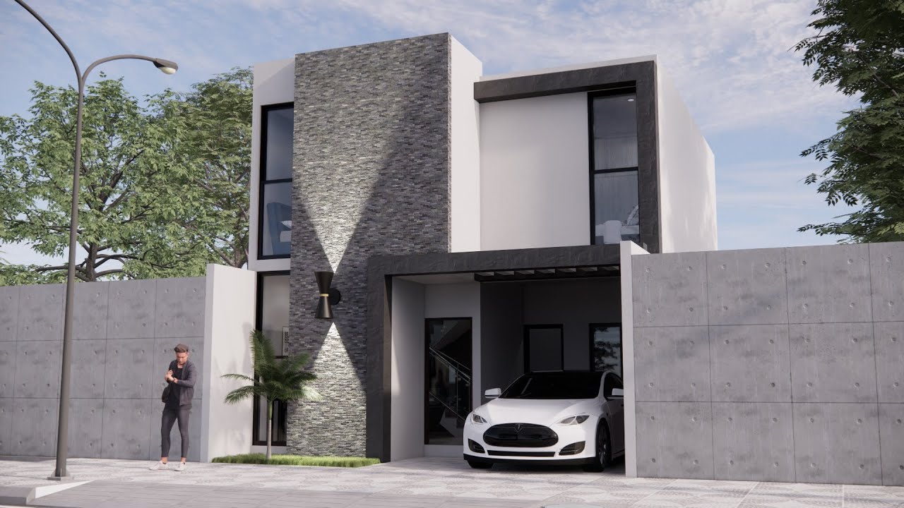 Casa de 7 X 14 de DOS PISOS / House Plans 7 X 14