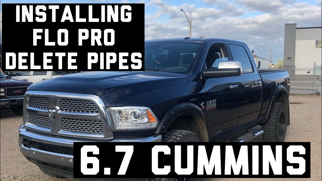 How to: Installing Flo-Pro DPF Delete Pipes on 2016 6.7 Cummins