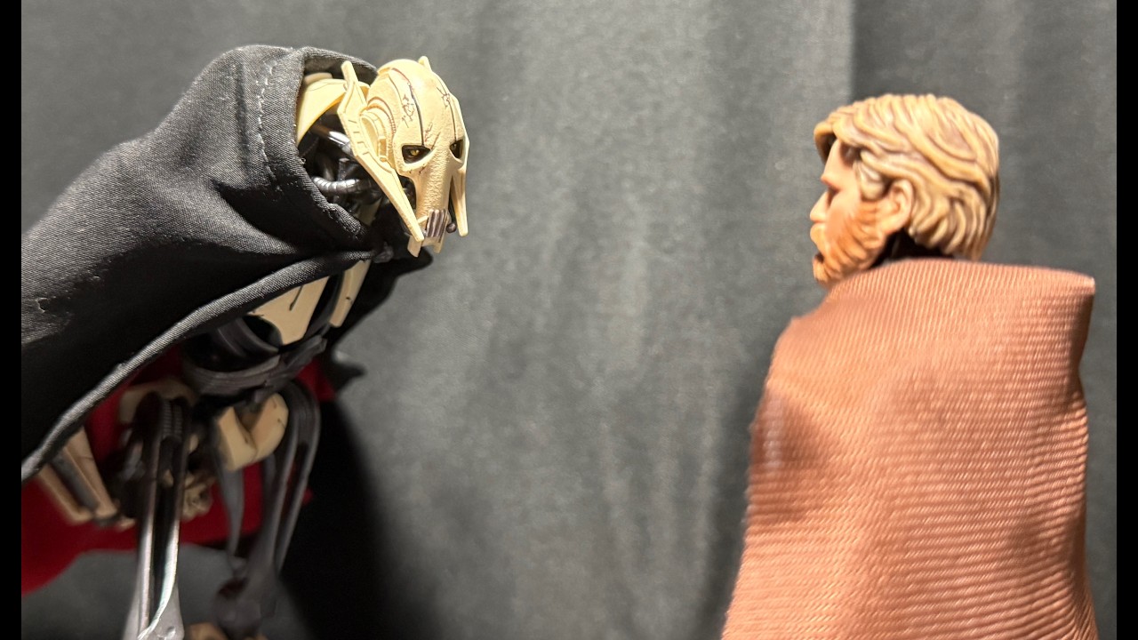 Grievous vs Kenobi short stop motion