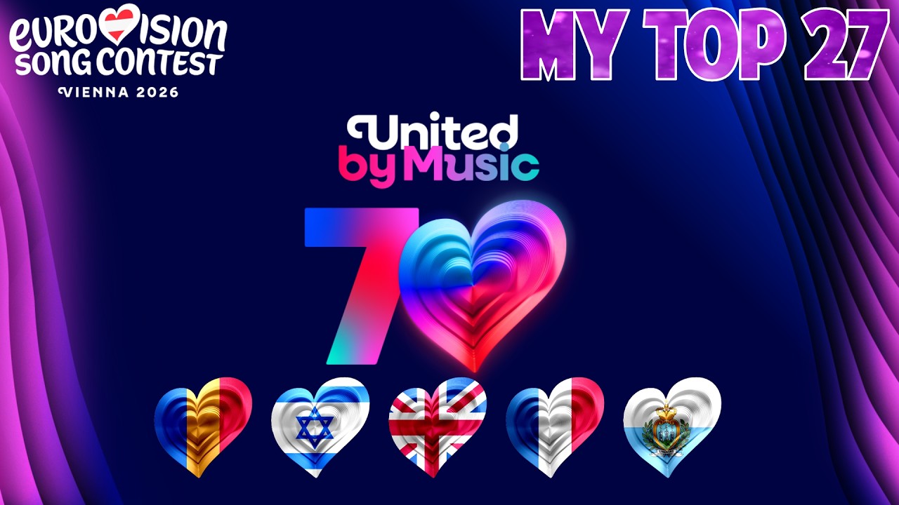🎵 Eurovision 2026 • My Top 27 (From France 🇫🇷)