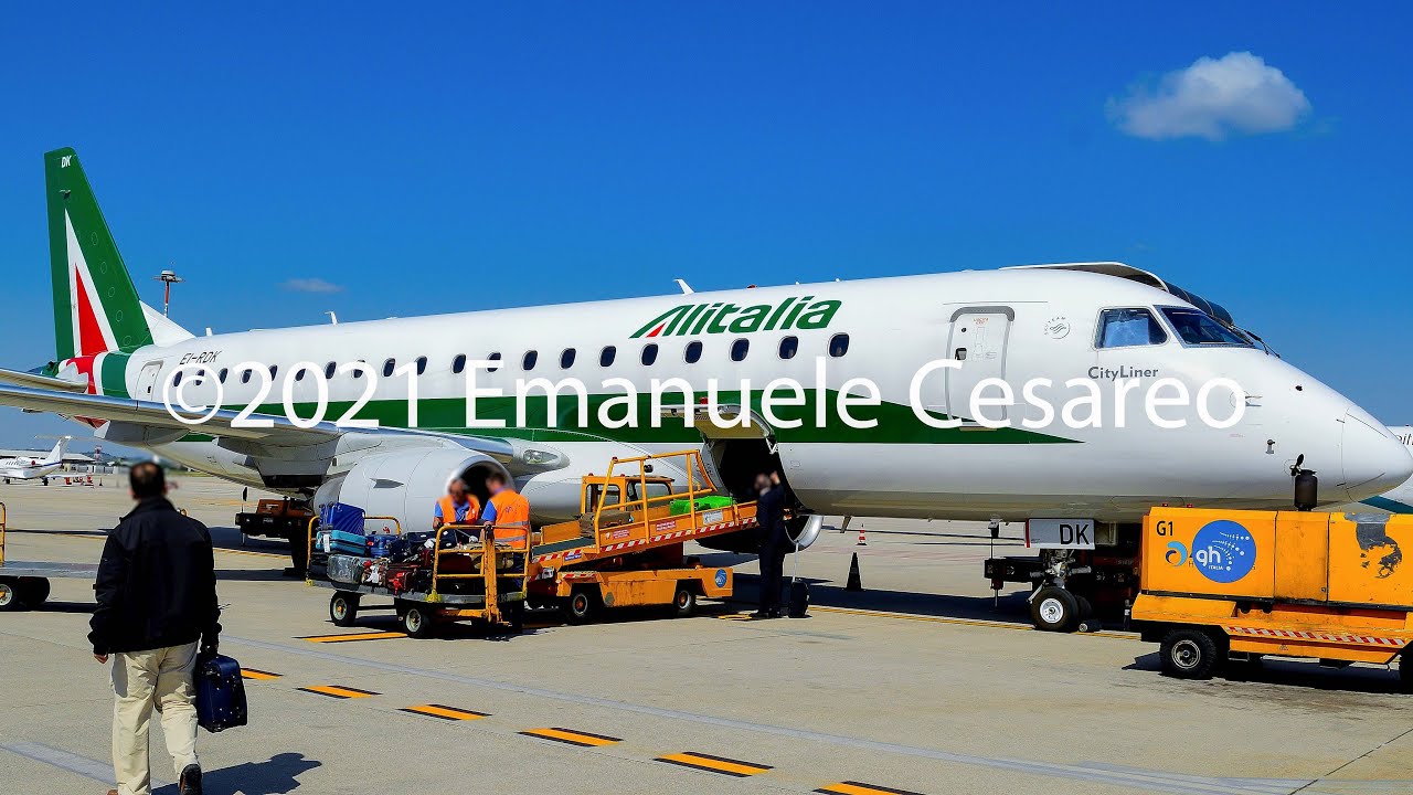 ARCHIVE TRIP REPORT | ALITALIA| Embraer RJ 175 |Verona Villafranca - Rome Fiumicino| Economy Light
