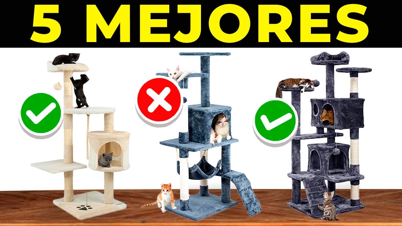 😮 Los 5 MEJORES ÁRBOLES RASCADORES Para GATOS 2025 | Rascadores Para GATOS en AMAZON