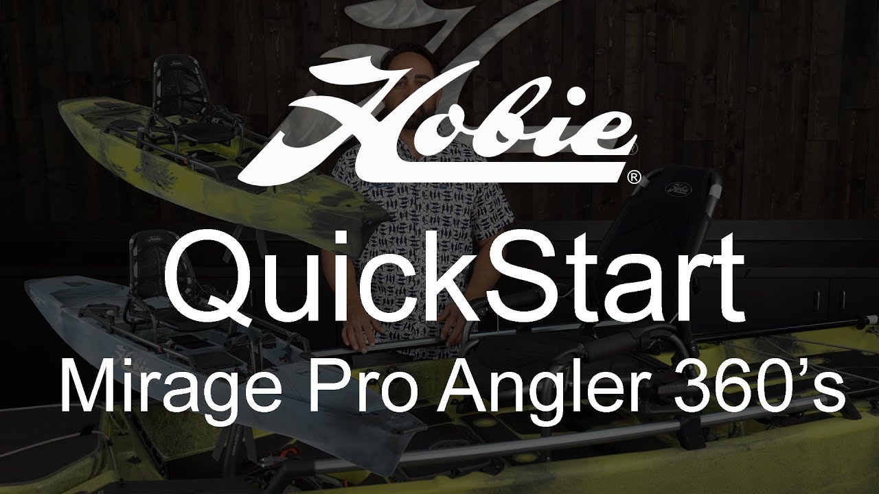 QuickStart for the Mirage ProAngler with 360 Drive Technology & Kick-Up Fins
