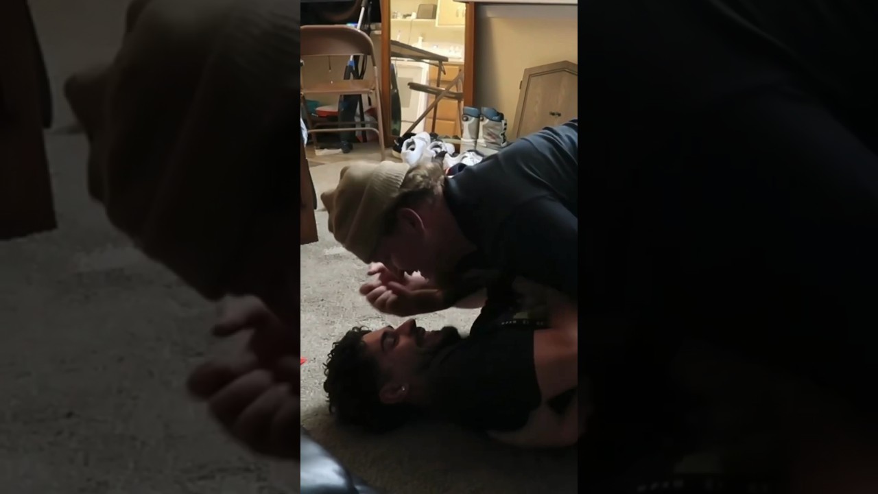 Grown men wrestle and tickle fight 😭🤣 #shorts