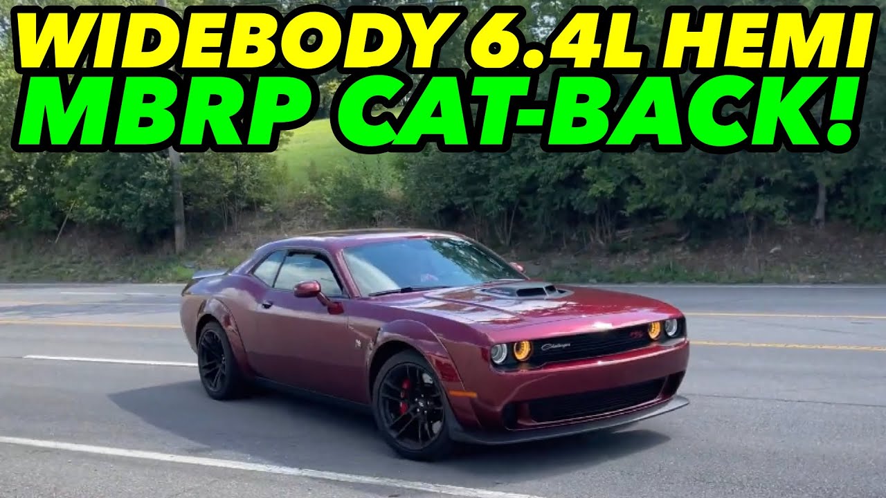 Dodge Challenger R/T Scat Pack 2021 года с широким кузовом, двигателем 6,4 л HEMI V8 и двумя выхл...
