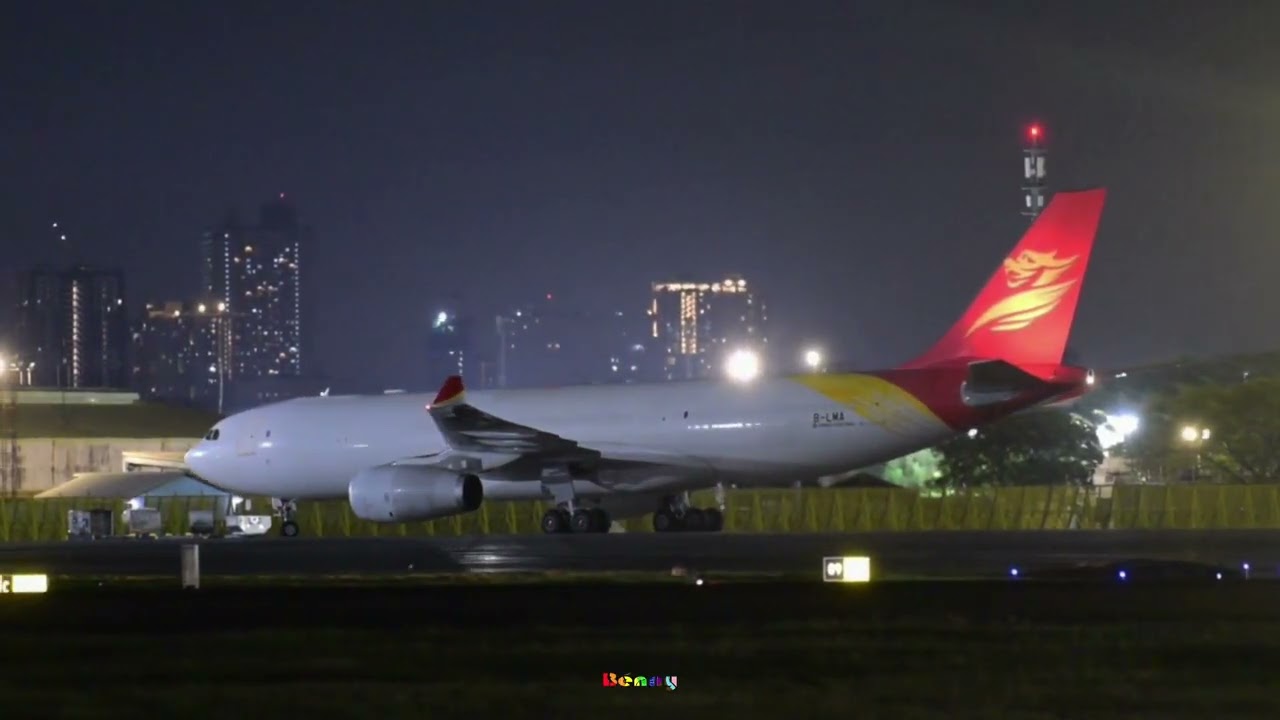 Hong Kong Air Cargo's newest a330-200F in Manila!