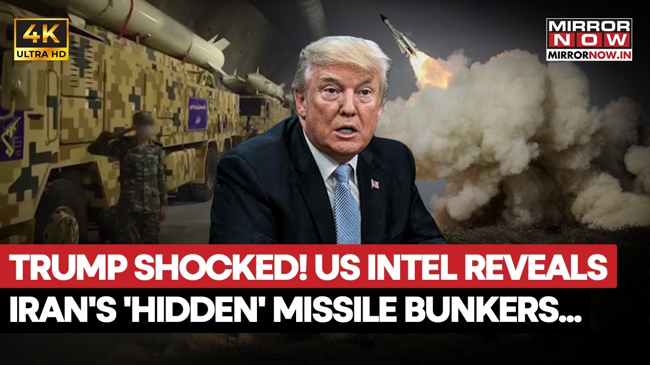 Трамп в шоке! Американская разведка раскрыла информацию о скрытых ракетных бункерах Ирана, а през...