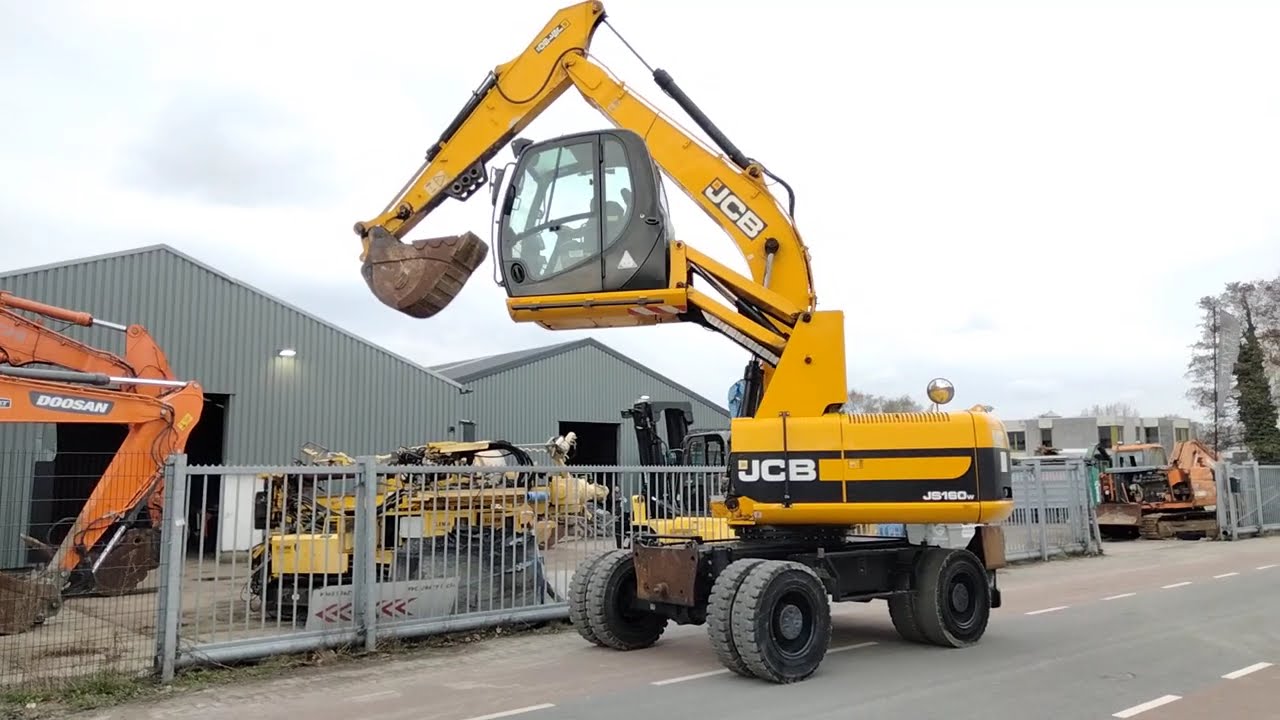 JCB JS160WHRC, bj 2011, 5 172 uur