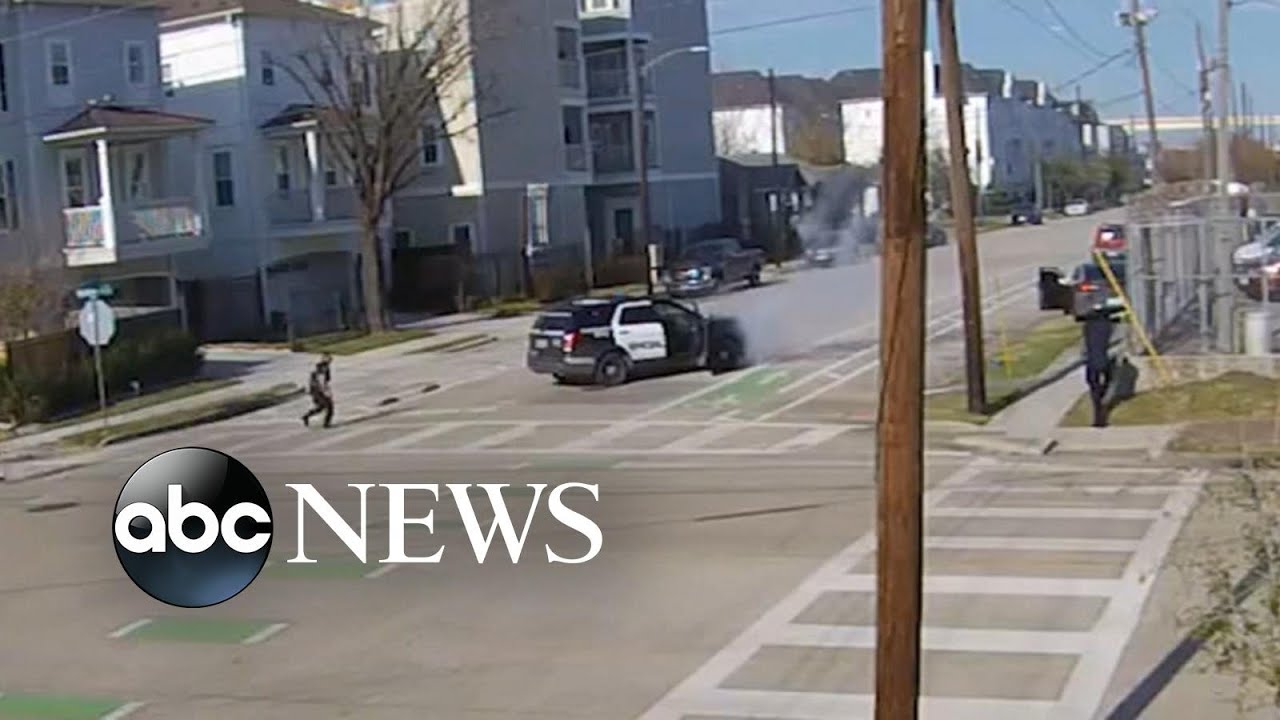3 Houston police officers shot, suspect at large