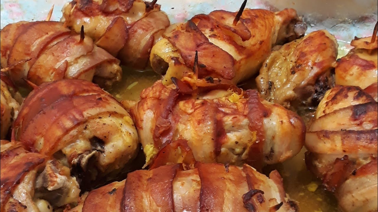 FRANGO ENROLADO NO BACON