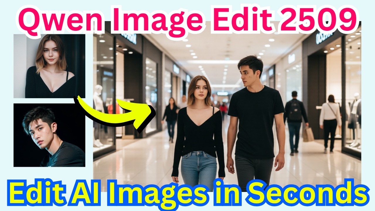 Qwen Image Edit 2509 &mdash; новое обновление с более практичными способами использования