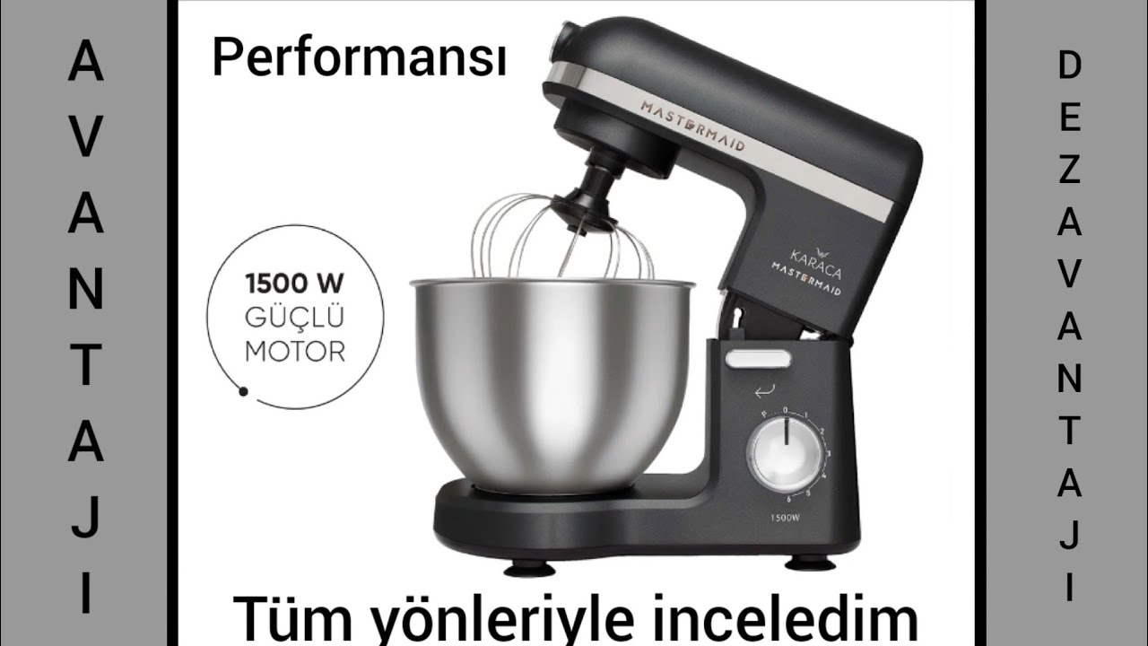 KARACA MASTERMAİD CHEF : KUTU AÇILIMI , HAMUR YOĞURMA PERFORMANSI , AVANTAJLARI VE DEZAVANTAJLARI
