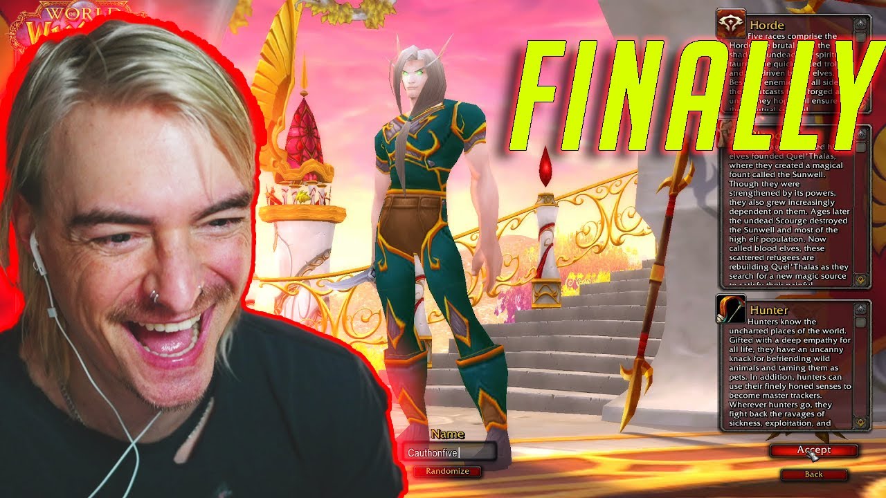 CHILDHOOD GLAD DREAM. ROAD TO FIRST EVER GLAD TBC HYPE BLOOD ELF BANKAI DAY 1