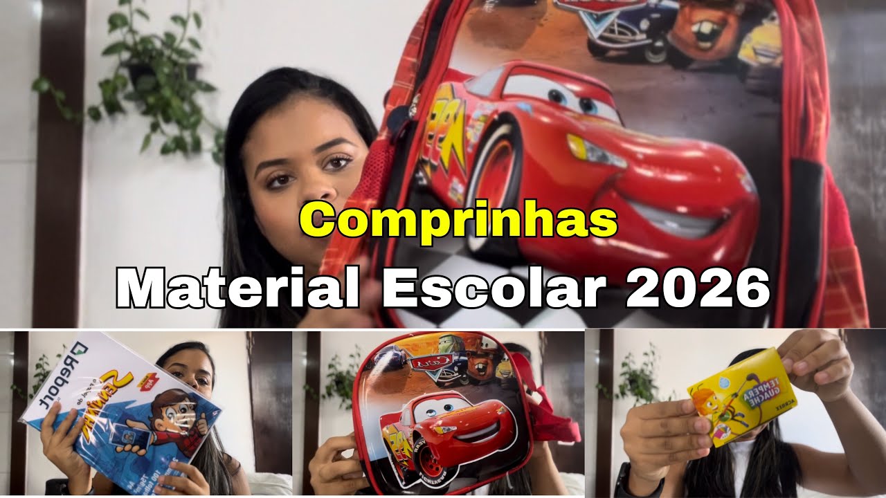 Material escolar 2026 do meu filho | Mãe aos 18
