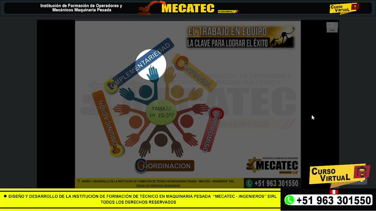 Curso virtual de gestión en mantenimiento de maquinaria pesada