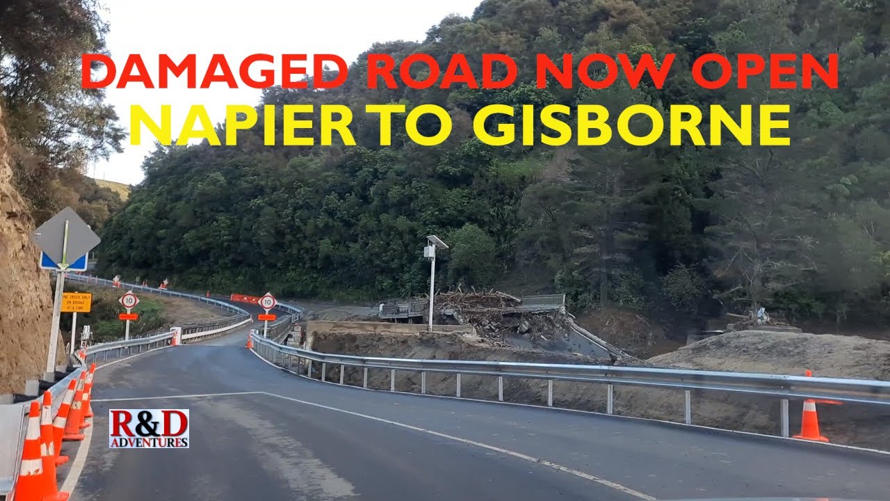 Napier to Gisborne | Cyclone damaged road now open | Scenes of New Zealand