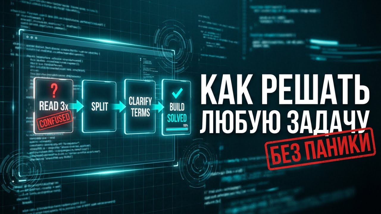НЕ понимаешь задачу по коду? НЕ знаешь как решать задачи? Сделай ЭТО — и решение появится